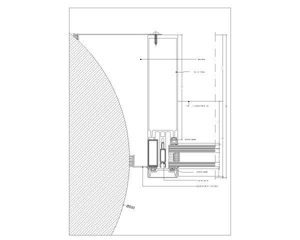 Free AutoCAD 2D Editable Drawings for Glass fixing & installing Detail Drawings-3
