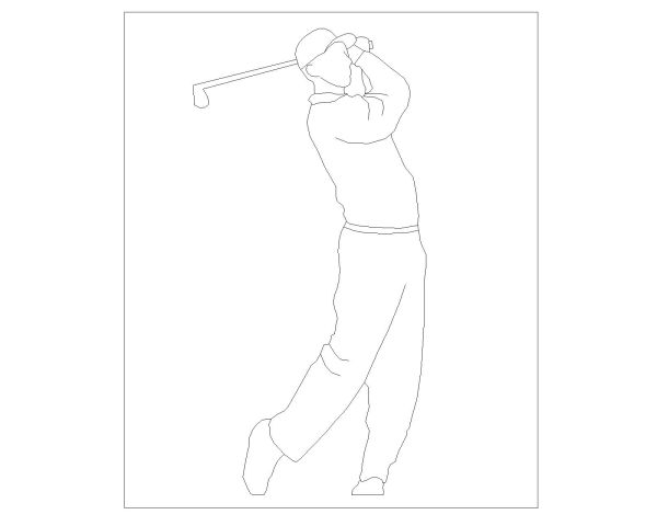 Golf Symbols in AutoCAD (14) CAD Block – DWG AutoCAD Editable Drawing (Free Download)