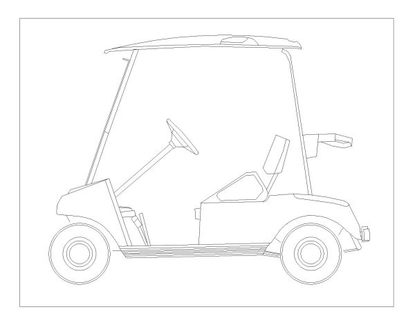 Golf Symbols in AutoCAD (21) CAD Block – DWG AutoCAD Editable Drawing (Free Download)
