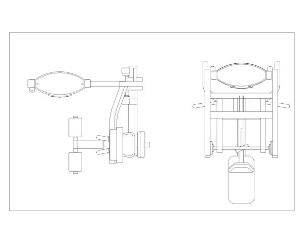 Free CAD Drawing of Gym Activities with Sports Equipment (18)
