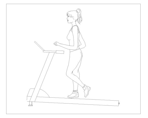 Free CAD Drawing of Gym Activities with Sports Equipment (1)