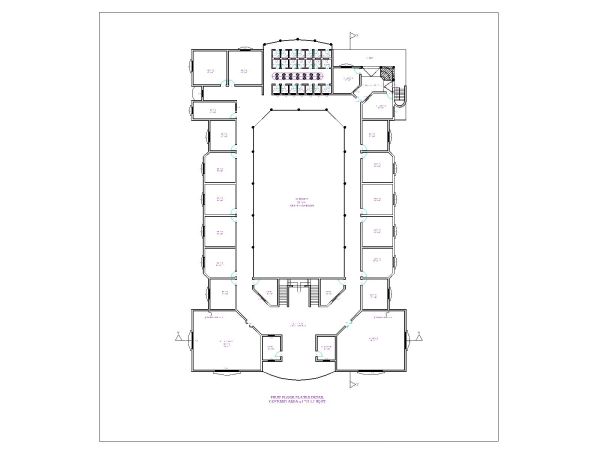 Hostel Plaster Detail Plan-2 CAD Block – DWG AutoCAD Editable Drawing (Free Download)