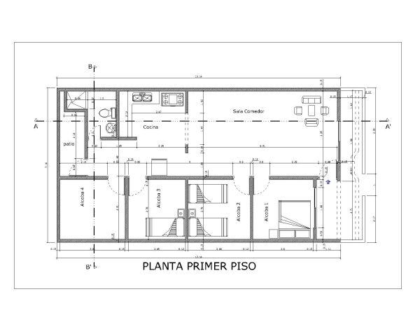 House Design Plan for Double Height-1 CAD Block – DWG AutoCAD Editable Drawing (Free Download)
