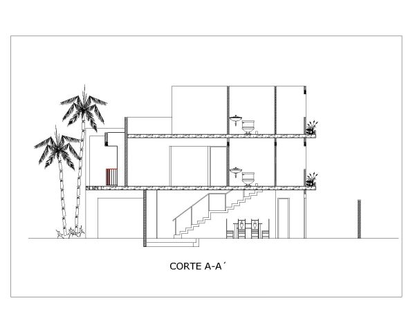House Double Height 2D Sectional View-8 CAD Block – DWG AutoCAD Editable Drawing (Free Download)