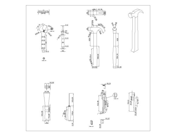 House using Tools-2 CAD Block – DWG AutoCAD Editable Drawing (Free Download)