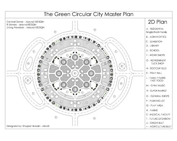 Free AutoCAD Drawing of Housing Socity Master & Landscaping Plan
