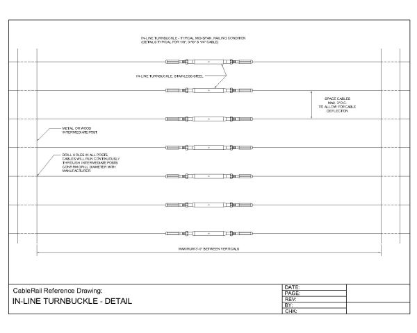 In-Turn Turnbuckle Detail - CAD Block – DWG AutoCAD Editable Drawing (Free Download)