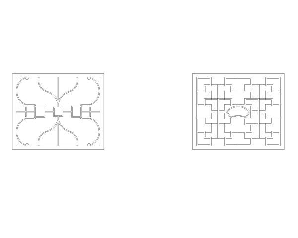 Free AutoCAD 2D Editable Drawings for CNC Designs for Grills & Railings -13