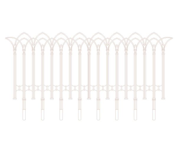 Free AutoCAD 2D Editable Drawings for CNC Designs for Grills & Railings -23