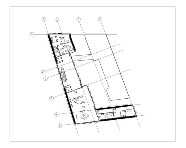 Irragular Shape Multistoried House Design Plan 5 - CAD Block – DWG AutoCAD Editable Drawing (Free Download)