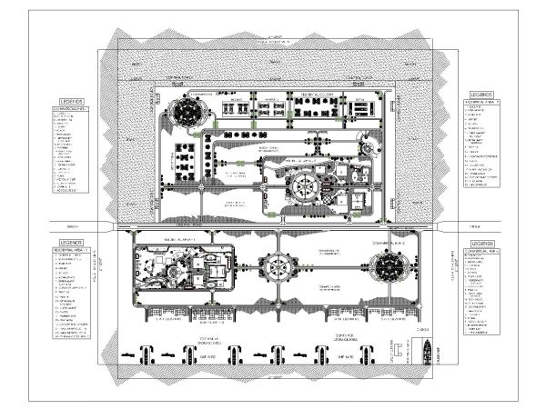 Island Concept Plan type-2 CAD Block – DWG AutoCAD Editable Drawing (Free Download)