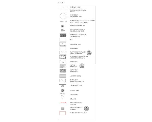 Island Plaza Landscape Legends-3 CAD Block – DWG AutoCAD Editable Drawing (Free Download)