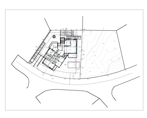 Layout Plan for Landscape House -5 CAD Block – DWG AutoCAD Editable Drawing (Free Download)