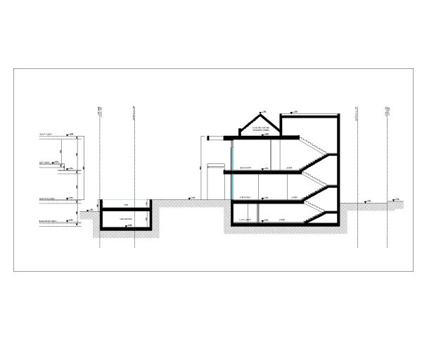 Lebanon Landscape House Design Section A-8 CAD Block – DWG AutoCAD Editable Drawing (Free Download)