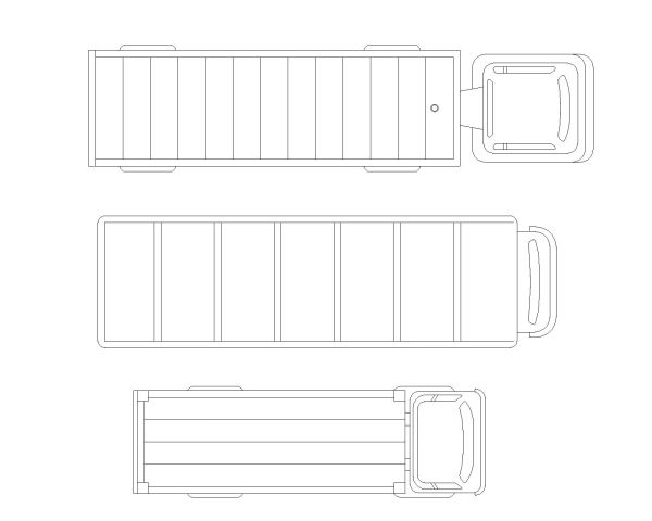 Free AutoCAD 2D Editable Drawings for Light & heavy Transportation Verhicles -5