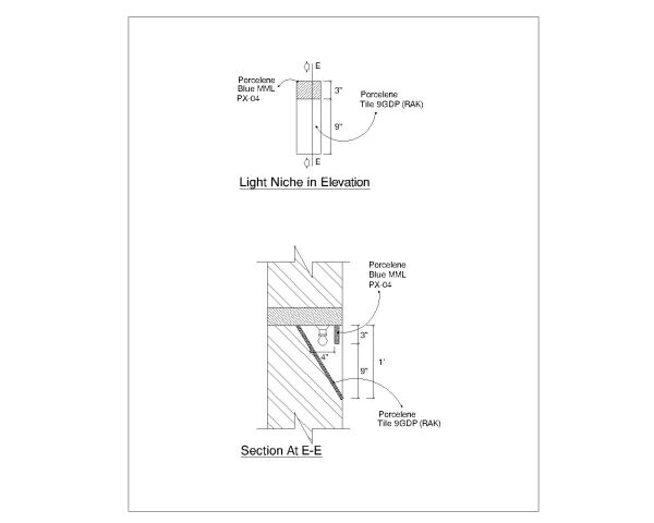 Light Neiche Detail CAD Block DWG AutoCAD Editable Drawing (Free Download)