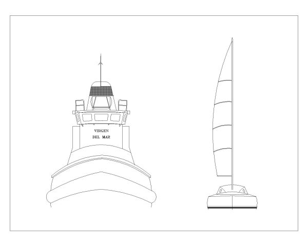 Free AutoCAD 2D Drawings for Luxurious Yachts for cruising, and entertainment-2
