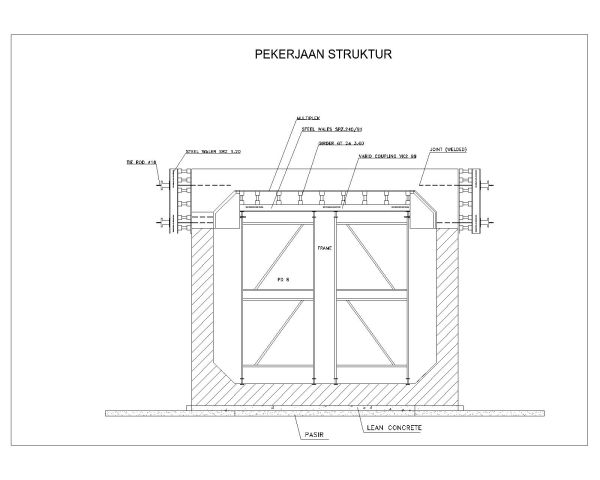 Machinery-Scaffolding for Boxculvert CAD Block DWG AutoCAD Editable Drawing (Free Download)