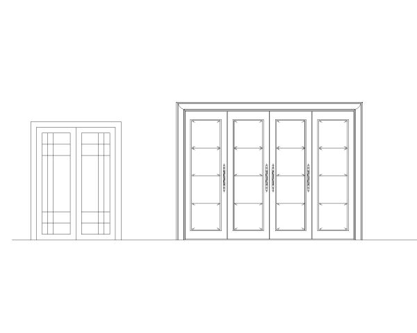 Main Entrance Doors-8 CAD Block DWG AutoCAD Editable Drawing (Free Download)