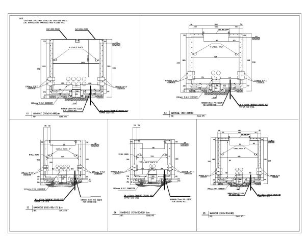 Manholes & Handholes Details CAD Block DWG AutoCAD Editable Drawing (Free Download)