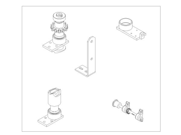 Mechenical Isometric Symbols-1 CAD Block DWG AutoCAD Editable Drawing (Free Download)