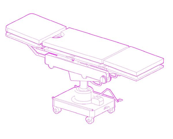 Medical-Table-Stretcher-3D-Dwg CAD Block DWG AutoCAD Editable Drawing (Free Download)