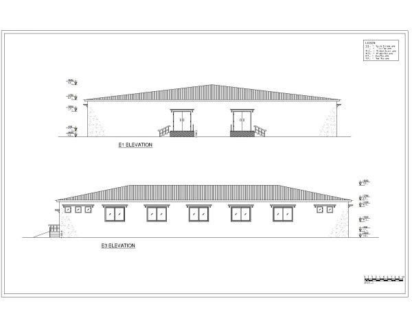 Medical Clinic Building Side Elevations CAD Block DWG AutoCAD Editable Drawing (Free Download)