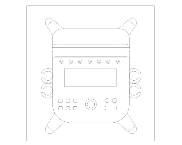 Free AutoCAD 2D Editable Drawings for medical equipments & devices - 24
