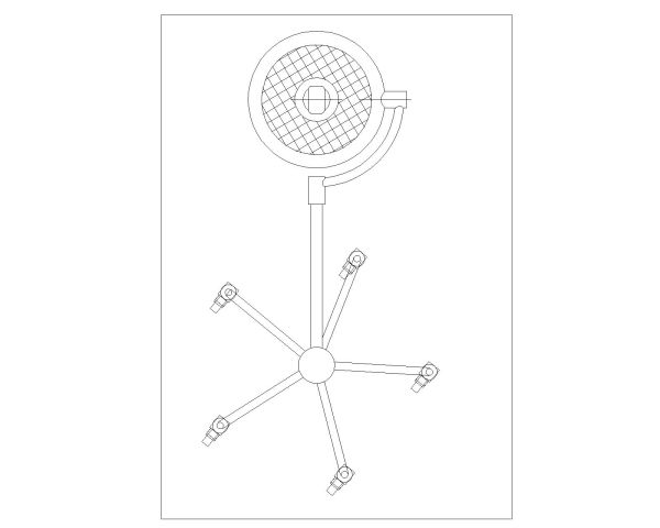 Free AutoCAD 2D Editable Drawings for medical equipments & devices - 27