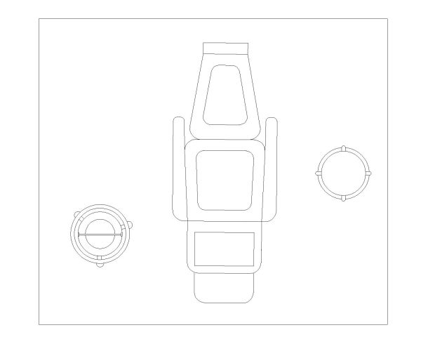 Free AutoCAD 2D Editable Drawings for medical equipments & devices - 35