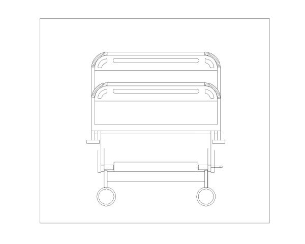 Free AutoCAD 2D Editable Drawings for medical equipments & devices - 43