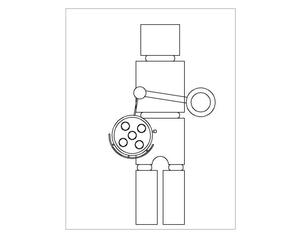 Free AutoCAD 2D Editable Drawings for medical equipments & devices - 44