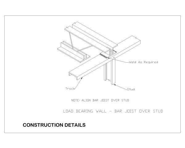 Free AutoCAD Isometric Drawings for Metal Roof Girder System Construction Details - 60