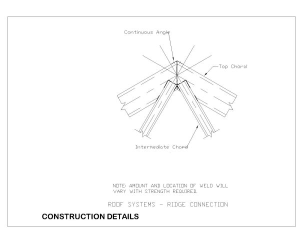 Free AutoCAD Isometric Drawings for Metal Roof Girder System Construction Details - 63