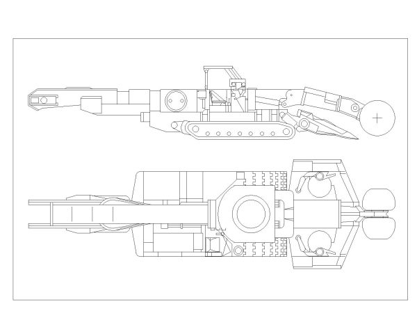 Mining Machines Tansports & Equipments-2 CAD Block DWG AutoCAD Editable Drawing (Free Download)