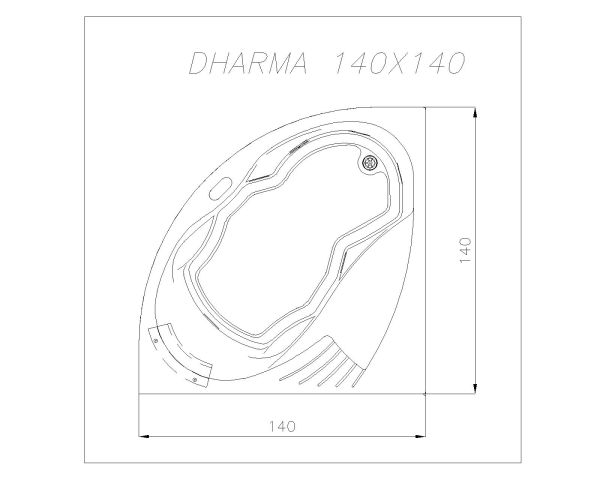 Modern Jacuzzi Set Type-15 CAD Block DWG AutoCAD Editable Drawing (Free Download)