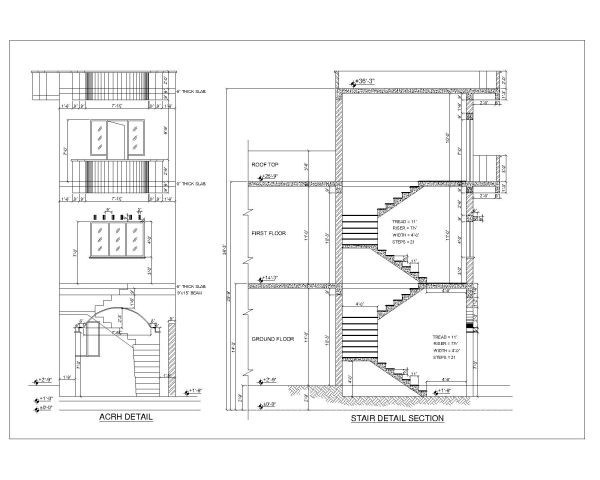 Multi-Story Residential Building & Villas 2D Elevation-30 Architectural drawings. CAD block in DWG format free download.