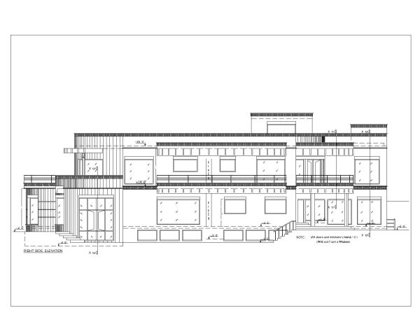 Multi-Story Residential Building & Villas 2D Elevation-37 Architectural drawings. CAD block in DWG format free download.