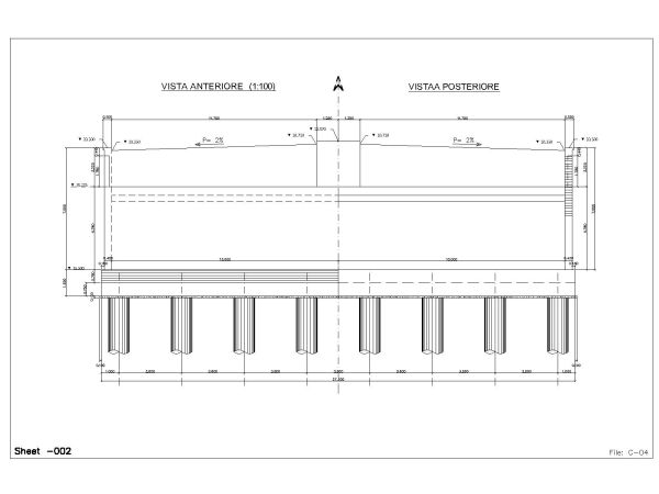 Free AutoCAD Editable Drawing of Multi Span Bridge Shop Drawings for Italy OP_ 15