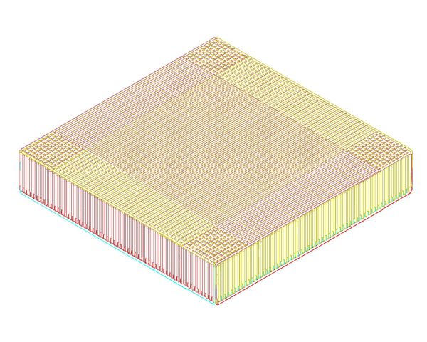 Free AutoCAD Editable Drawing of Multy Span Bridges Design 3D Pile Cap Reinforcement Details