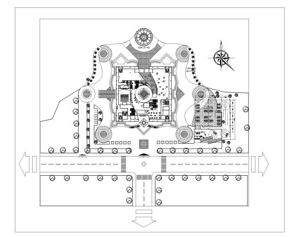 Museum Layout Plan Project & the Master Planning-1. CAD block in DWG format free download.