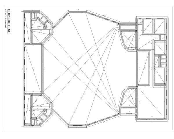 Free AutoCAD 2D New Church Floor Dilatation Plan with Detail