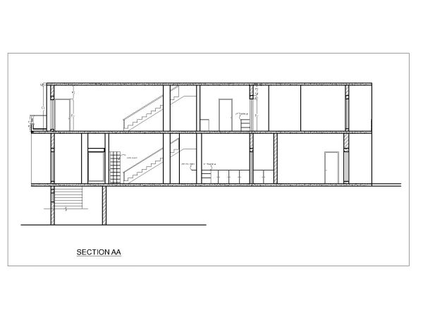 Nigerian House cross section CAD Block DWG AutoCAD Editable Drawing (Free Download)