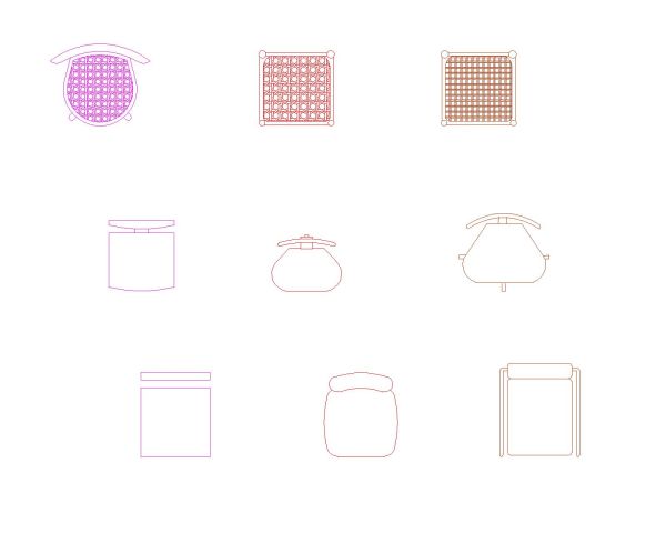 Free AutoCAD 2D Detailed Drawing for Meeting Room Chairs with Tables-24