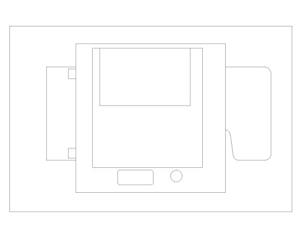 Free AutoCAD 2D Editable Drawings for Office Accessories & Compliances - 13
