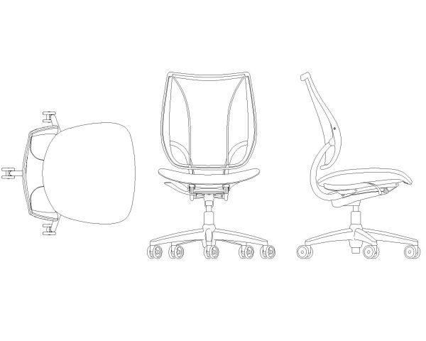Free AutoCAD 2D Editable Drawings for Office Furniture 26 - 4