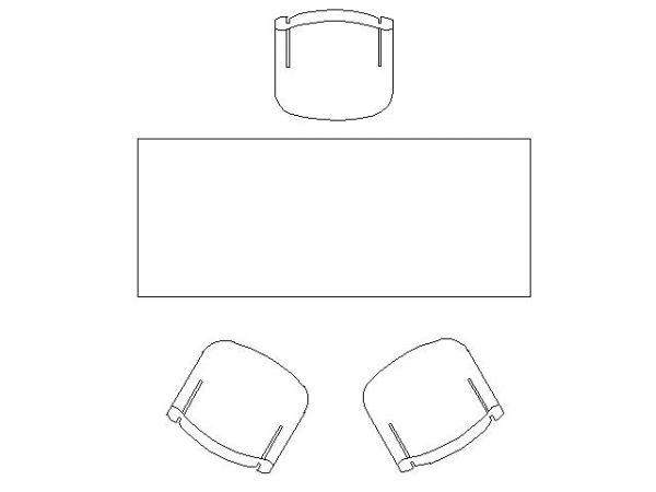 Free AutoCAD 2D Editable Drawings for Office Furniture 26 - 22