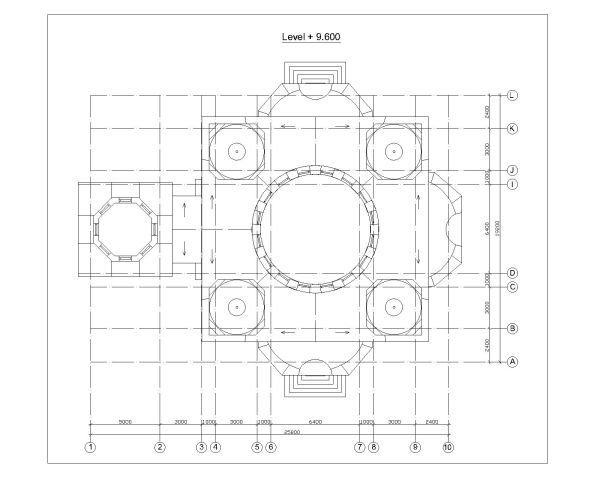 Free AutoCAD 2D DWG for Church Design Layout Plans_2