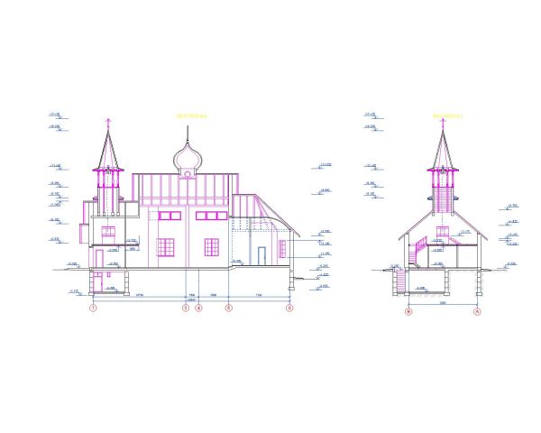 Free AutoCAD 2D Orthodox Church Complete Drawings-002