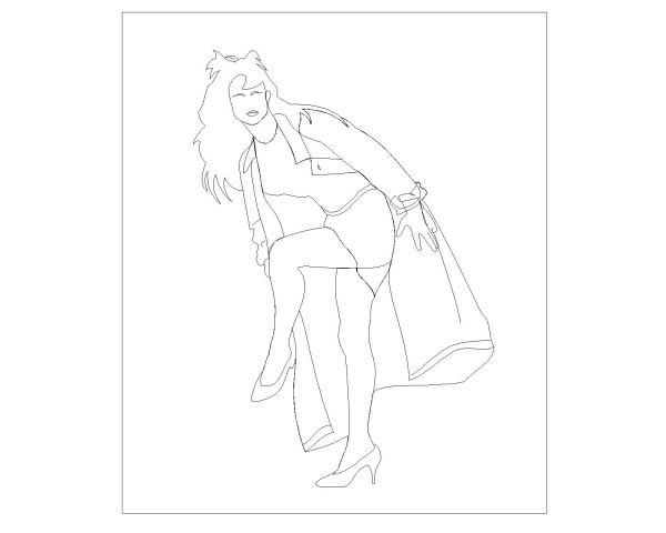 People in National Dress-4 CAD Block DWG AutoCAD Editable Drawing (Free Download)